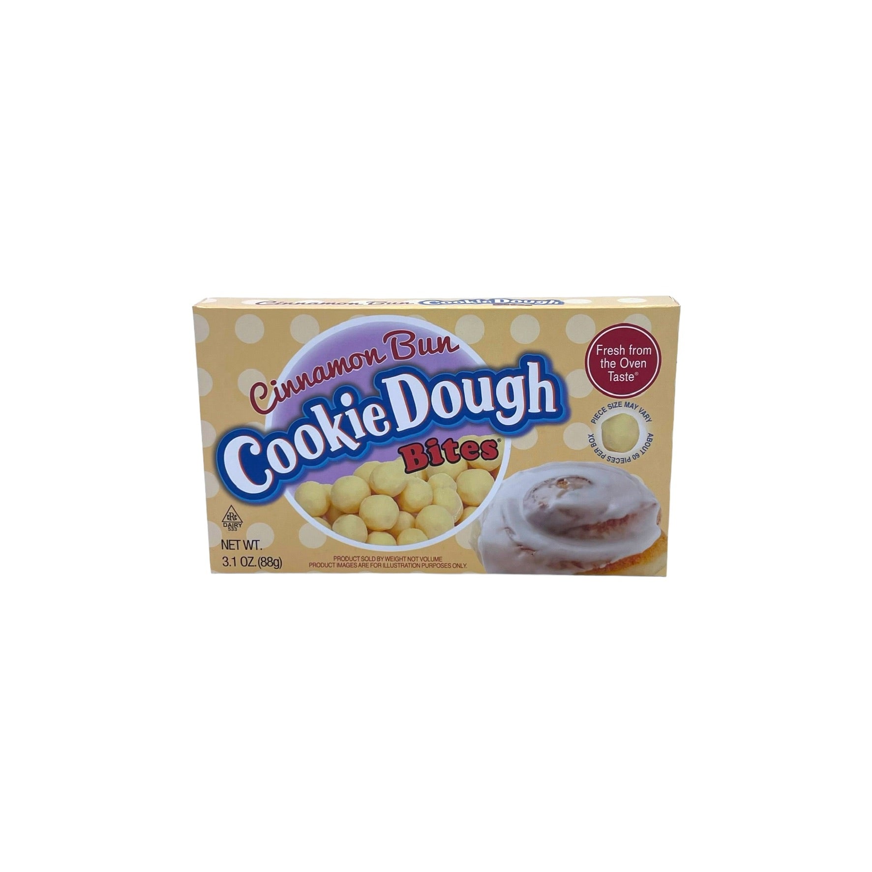 Cookie Dough Cinnamon Bun Bites