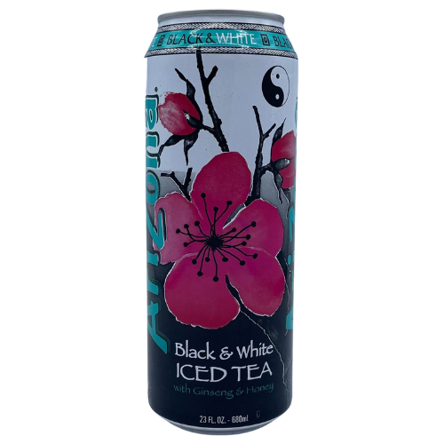 Arizona Black and white iced tea with ginseng and honey 680ml